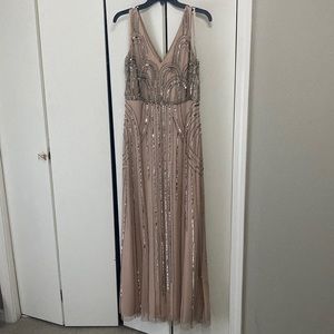 Adrianna Papell Beaded Gown